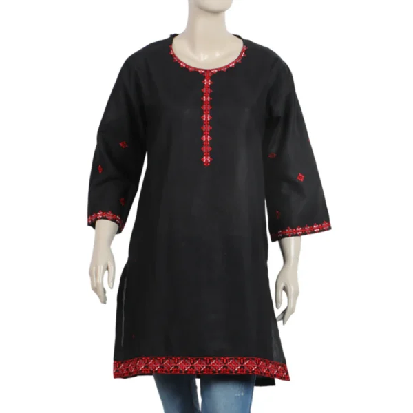 Women's Embroidered Stitched Kurti