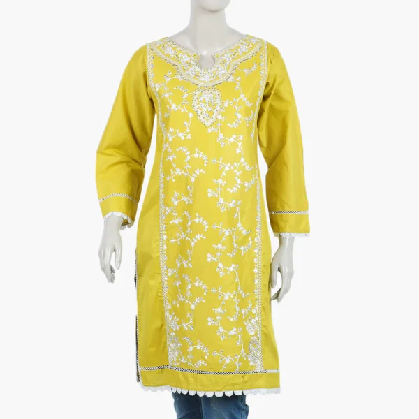 Women's Embroidered Stitched Kurti