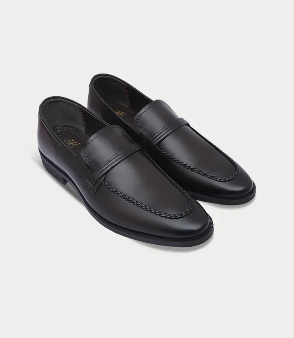 BM2387-COFFEE-Men Slip On - Image 3