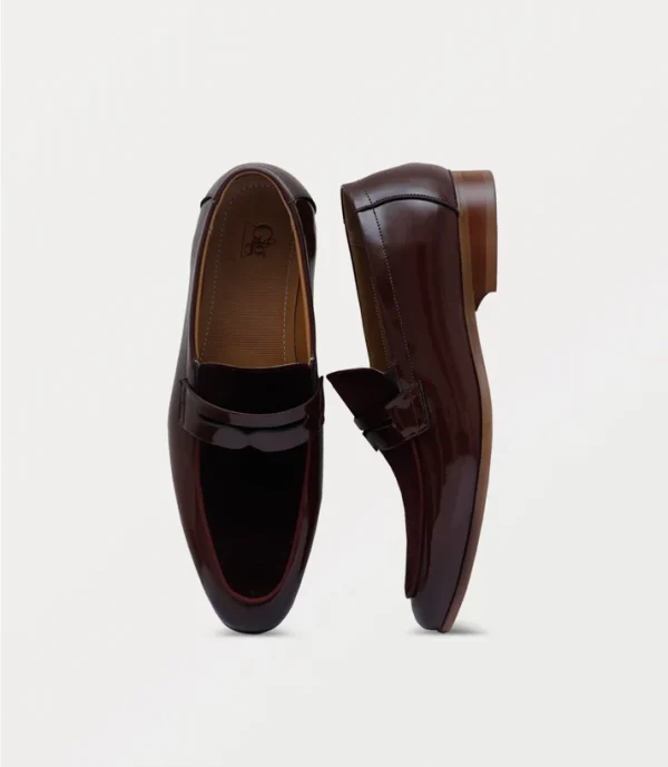 BM2398-COFFEE-Men Slip On - Image 2