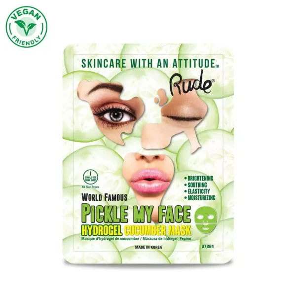Rude Pickle My Face Hydrogel Cucumber Single Mask 12