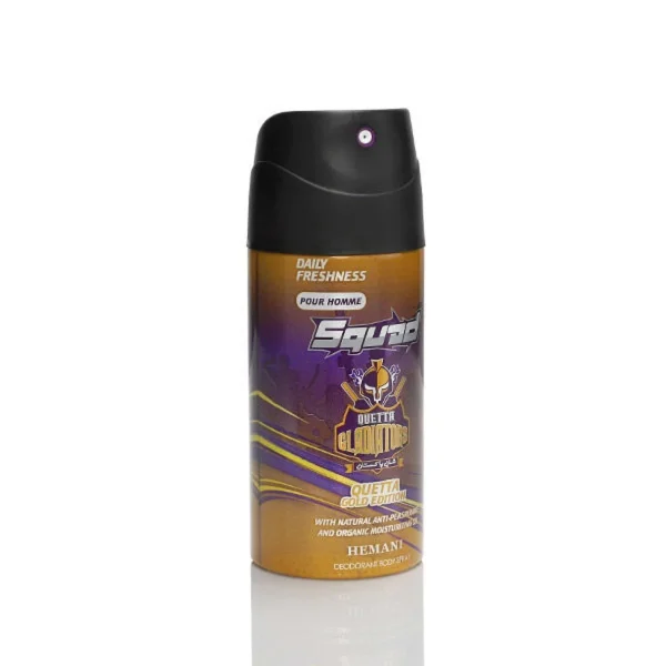 Hemani Squad Quetta Gold Edition - Deodorant Body Spray For Men 54