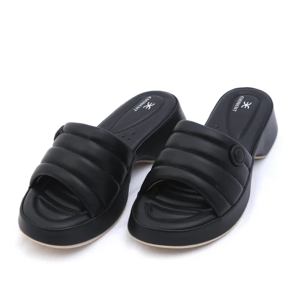 Eminent Women's Softy Slipper - Black 43
