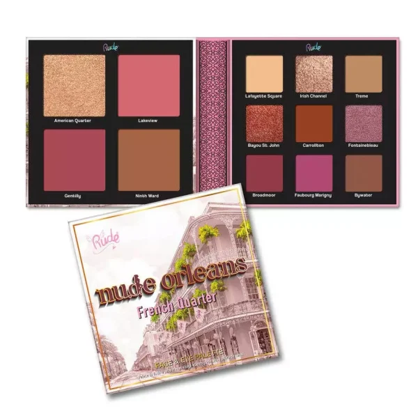 RUDE Nude Orleans Face & Eye Palette 54