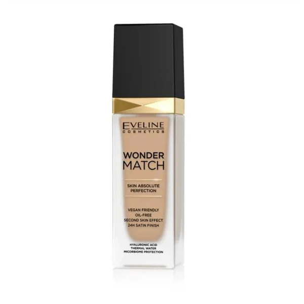 Eveline Cosmetics Wonder Match Foundation 64 Cool Beige - 30ml