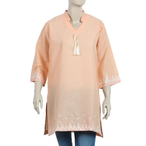 Women's Embroidered Stitched Kurti