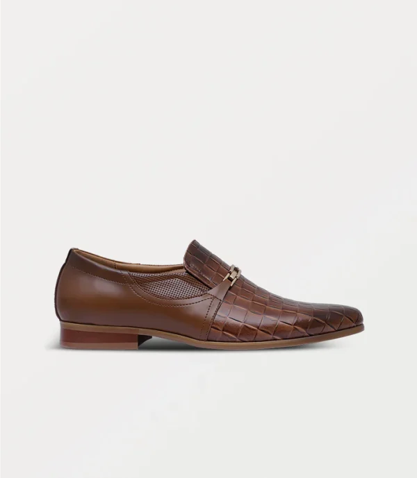 BM5423-BROWN-Men Slip On