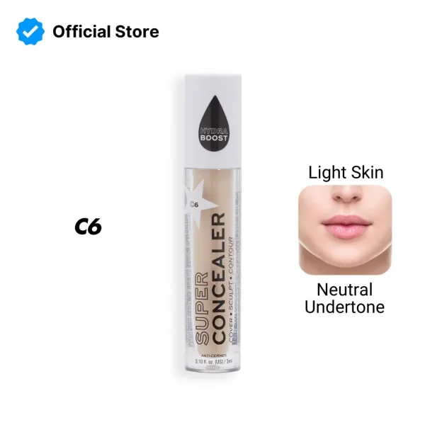 Relove By Revolution Super Concealer Radiant Matte 43 - Image 3