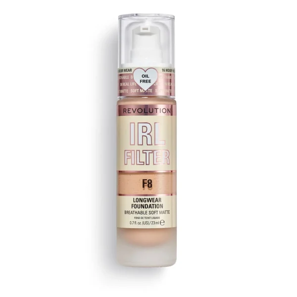 Revolution IRL Filter Longwear Foundation F8 63