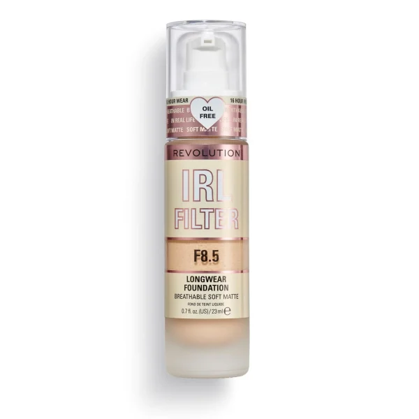 Revolution IRL Filter Longwear Foundation F8.5 t2