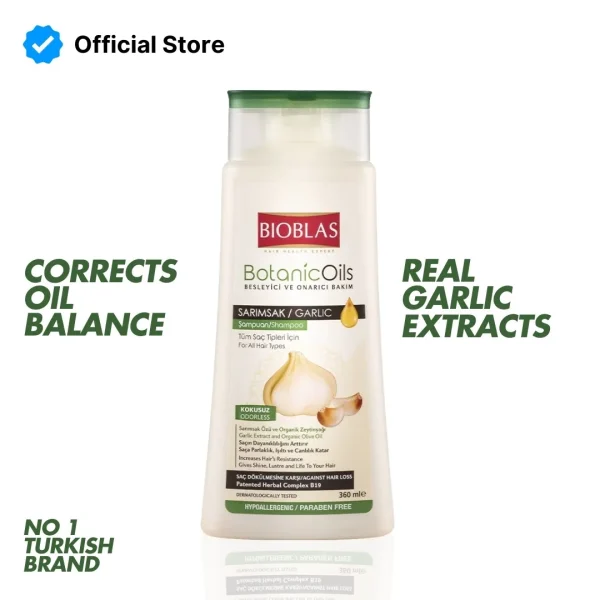 Bioblas Garlic Shampoo - 360ml 65