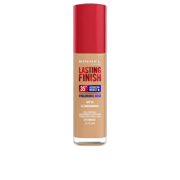 Rimmel Lasting Finish Hyaluronic Acid Long-Lasting Foundation - 170 Wheat 43