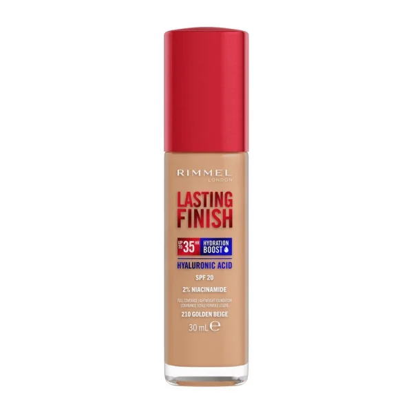 Rimmel Lasting Finish Hyaluronic Acid Long-Lasting Foundation - 210 Golden Beige 43