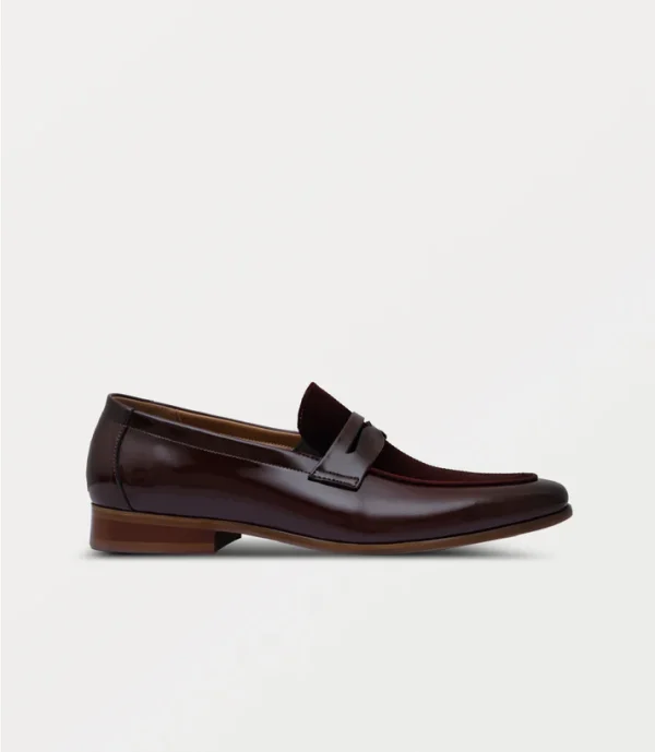 BM2398-COFFEE-Men Slip On