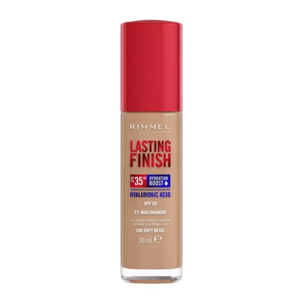 Rimmel Lasting Finish Hyaluronic Acid long-lasting - 200 Soft Beige 11