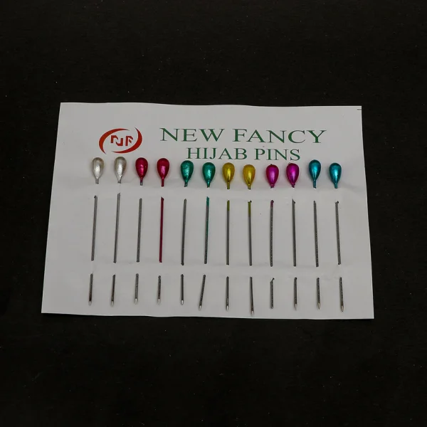Scarf Pin Card Pack Of 12 - Multi Color 76